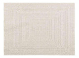 Rug ZIZUR Cream 120x120 cm Jute Look Indoor and Outdoor 4010363