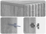 TV Cabinet Grey Sonoma Engineered Wood 897341