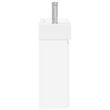 Bathroom Vanity Unit with Tap White 45.5 x 25.5 x 84 cm 889481