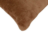 Cushion Cover 12 pcs HEERLEN Light Brown 40 x 80 cm Flannel 910197