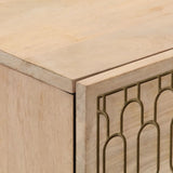 Side Cabinet 60x33x75 cm Solid Wood Mango 358251