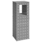 Gabion Basket Post 50x50x140 cm Iron 151270