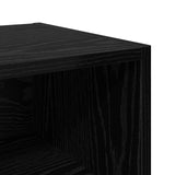 Bed Cabinet 2 pcs Black Oak 40 x 30 x 50 cm Engineered Wood 8003723