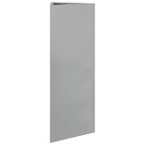 Garden Planters 2 pcs Triangular 30x26x75 cm Galvanized Steel 851154