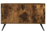 Coffee Table Smoked Oak 90 x 50 x 40 cm Engineered Wood 895650