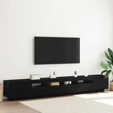 TV Cabinet Set 3 pcs Black 260 x 35 x 40 cm Engineered Wood 3333064