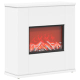 Electric Fireplace White 47 x 18 x 48 cm Engineered wood 8021063