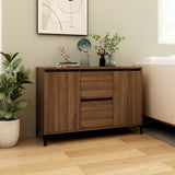 Sideboard Brown Oak 102x35x70 cm Engineered Wood 815167