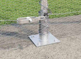 Welded Wire Fence with Concrete Base 10 x 0.6 m 3353756