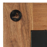Mirror Solid Acacia Wood 50x50 cm 246307