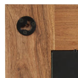 Mirror Solid Acacia Wood 50x50 cm 246307