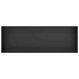 Shower Niche Black 90 x 30 x 9.5 cm Stainless Steel 42012675