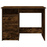 Desk Smoked Oak 102x50x75 cm Engineered Wood 860467