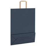 Paper Bags 250 pcs with Handles Blue 32x12x42 cm 4101928