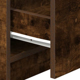 Bedside Cabinets 2 pcs with 2 Drawers Smoked Oak 40x36x50 cm 858794