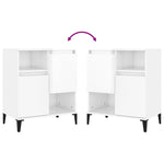 Sideboards 3 pcs High Gloss White 60x35x70 cm Engineered Wood 3185745