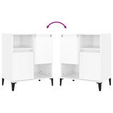 Sideboards 3 pcs High Gloss White 60x35x70 cm Engineered Wood 3185745