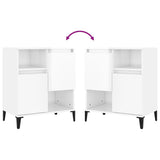 Sideboards 3 pcs High Gloss White 60x35x70 cm Engineered Wood 3185745