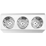 Cutlery Holder 3 Grids Rectangular Stainless Steel 51226