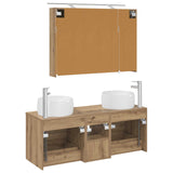 Bathroom Furniture Set 4 pcs Artisan Oak 3407022