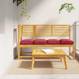Cushion 4 pcs Wine Red 40 x 40 x 8 cm Oxford Fabric 42001594