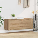Shoe Cabinet Artisan oak 100 x 35 x 38 cm Engineered wood 881019