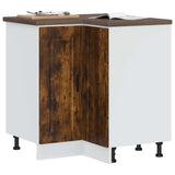 Kitchen Corner Base Cabinet Porto Smoked Oak Engineered Wood 853992