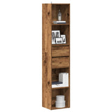 Book Cabinet Old Wood 36x30x171 cm Engineered Wood 856046