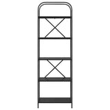 Bookshelf Black Oak 60 x 30 x 183 cm Engineered wood 879851