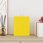 ZNTS Paper Bags 250 pcs with Handles Yellow 18x8x22 cm 4102006