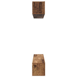 TV Cabinet Set Wall-mounted 5 pcs Old Wood Engineered Wood 3393213