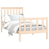 Bed Frame without Mattress 100x200 cm Solid Wood Pine 3188196