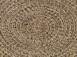 Area Rugs Natural and Black 120 x 170 cm Jute 42010625