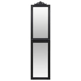 Free-Standing Mirror Black 50x200 cm 351531