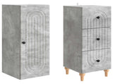 Cabinet Set 2 pcs 33 x 34.5 x 90 cm Engineered Wood 3416469