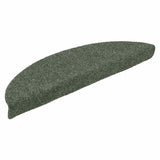 Stair Mats Self-adhesive 30 pcs 56x17x3 cm Green Half Round 3365690