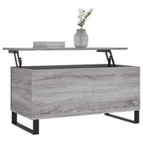 ZNTS Coffee Table Grey Sonoma 90x44.5x45 cm Engineered Wood 830986