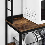 Kitchen Shelf Smoked Oak 100 x 40 x 168 cm Engineered Wood 883894