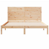 Extra Long Bed Frame without Mattress 160x210 cm Solid Wood 3309273