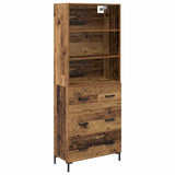 Highboard Old Wood 69.5 x 34 x 180 cm Engineered Wood 3415639