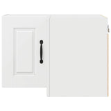 Wall Corner Cabinet PORTO White 57 x 57 x 40 cm Engineered Wood 885305