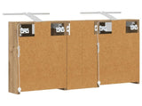 Bathroom Cabinet Set 3 pcs 80 x 10.5 x 50 cm Engineered wood 3403663