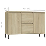 ZNTS Sideboard Sonoma Oak 104x35x70 cm Engineered Wood 806115