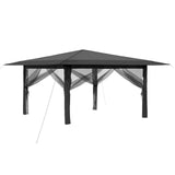 Gazebo with 4 Sidewalls 4 x 4 m Light Grey and Anthracite 42036822