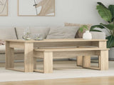 Coffee Table Set 2 pcs Sonoma Oak Engineered Wood 8000134
