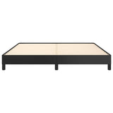 Bed Frame without Mattress Black 152x203 cm Queen Faux Leather 346934