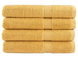 Premium Shower Towels "SOLUND" 4 pcs Gold 70x140 cm 600 gsm 137285