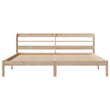 Bed Frame without Mattress 180x200 cm Super King Solid Wood Pine 3306547