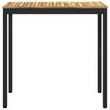 Garden Bar Table White and Black 108.5 x 55 x 105 cm 901778