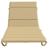 Sunlounger Cushion GEMERT 100% Polyester Beige 200 x 90 x 3 cm 948600